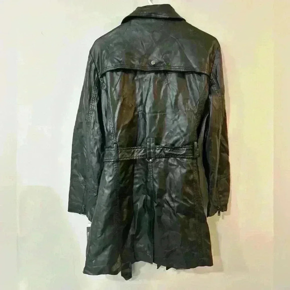 NWT Kenneth Cole Reaction Faux Leather Jacket - Picture 3 of 7